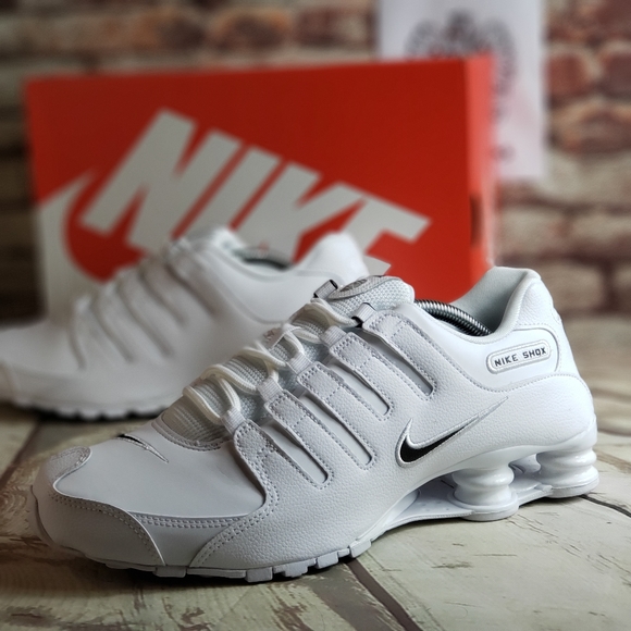 nike shox nz eu white black